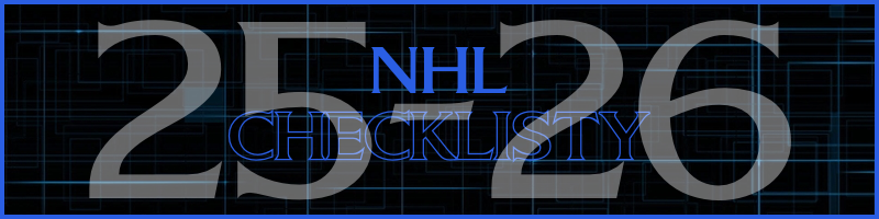 NHL checklisty 2025-26